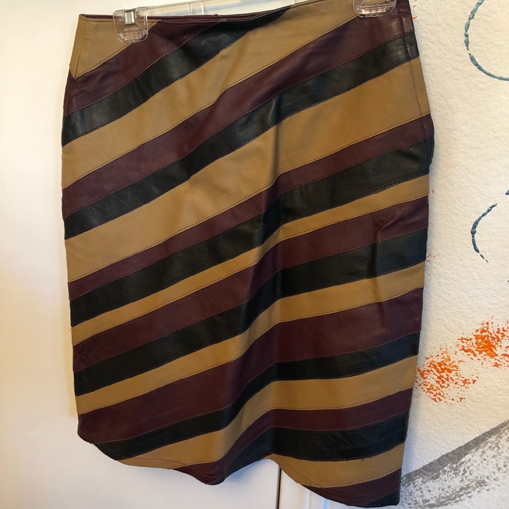 Leather skirt
